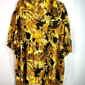 Panama Jack Mens Hawaiian Button Down Shirt Size 3X.     0037